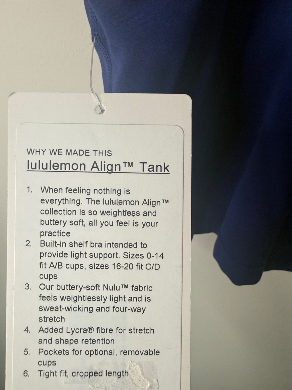 Lululemon Align Tank - Picture 4 of 4
